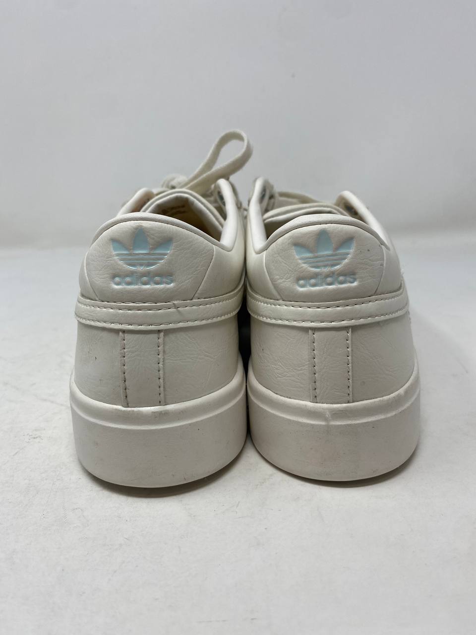 Adidas Court Silk Womens Sneakers Off White/Sky Blue US 8 Good