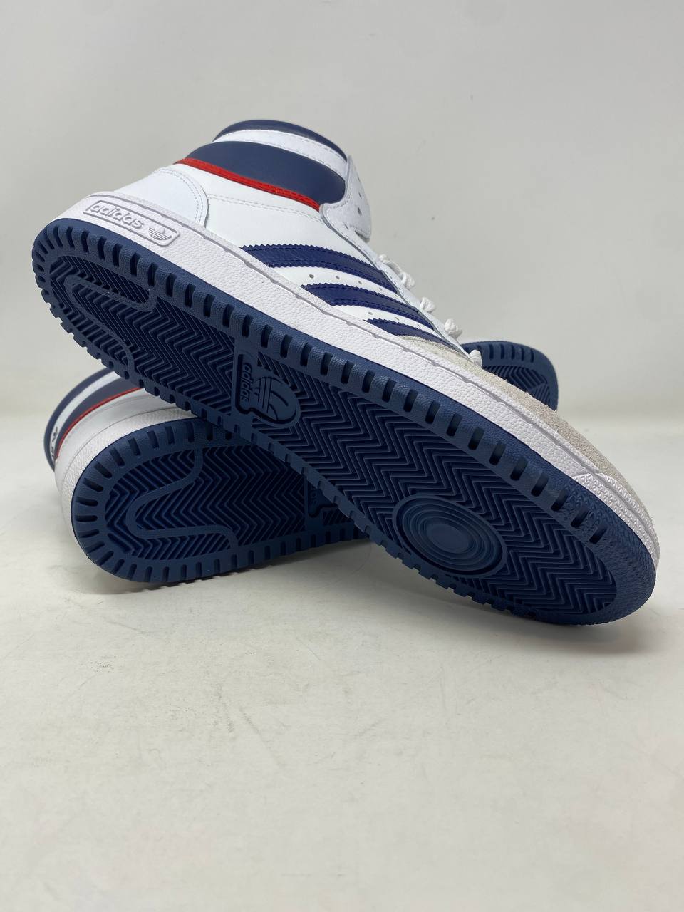 Adidas Top Ten RB High-Top Sneakers Mens White Navy Blue Gray Red New