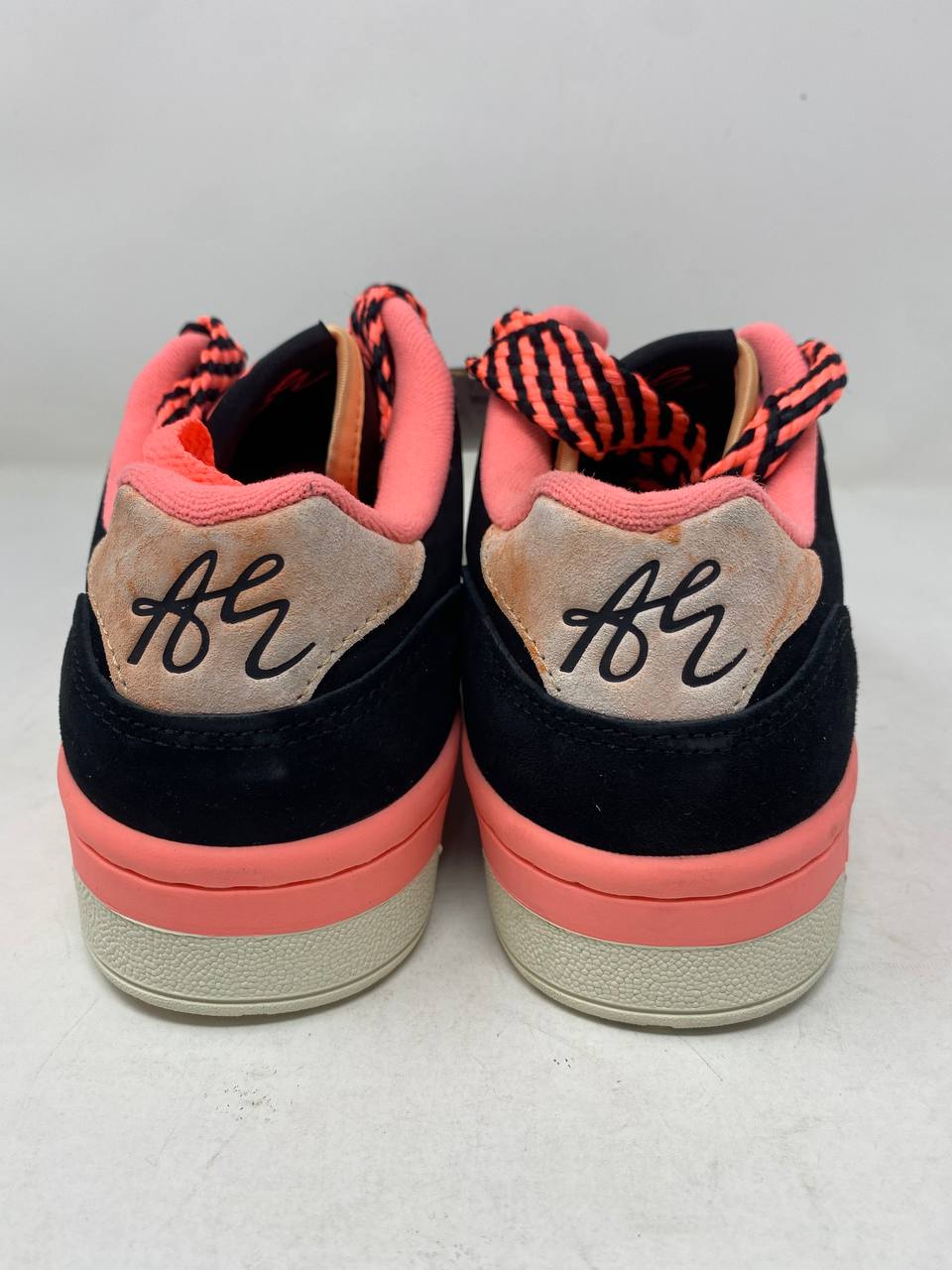 Adidas Rivalry Low x Undefeated Mens Sneakers Black/Salmon New