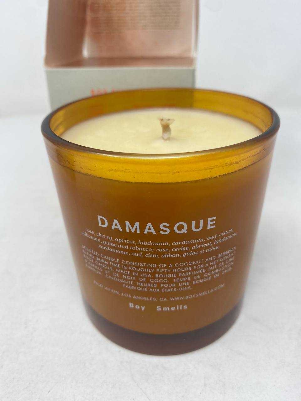 Boy Smells Damasque Scented Candle - Apricot, Rose, Musk - New