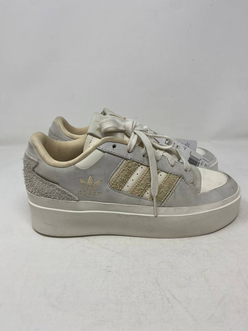 Adidas Forum Bold Platform Sneakers Womens US 7 Beige Like New