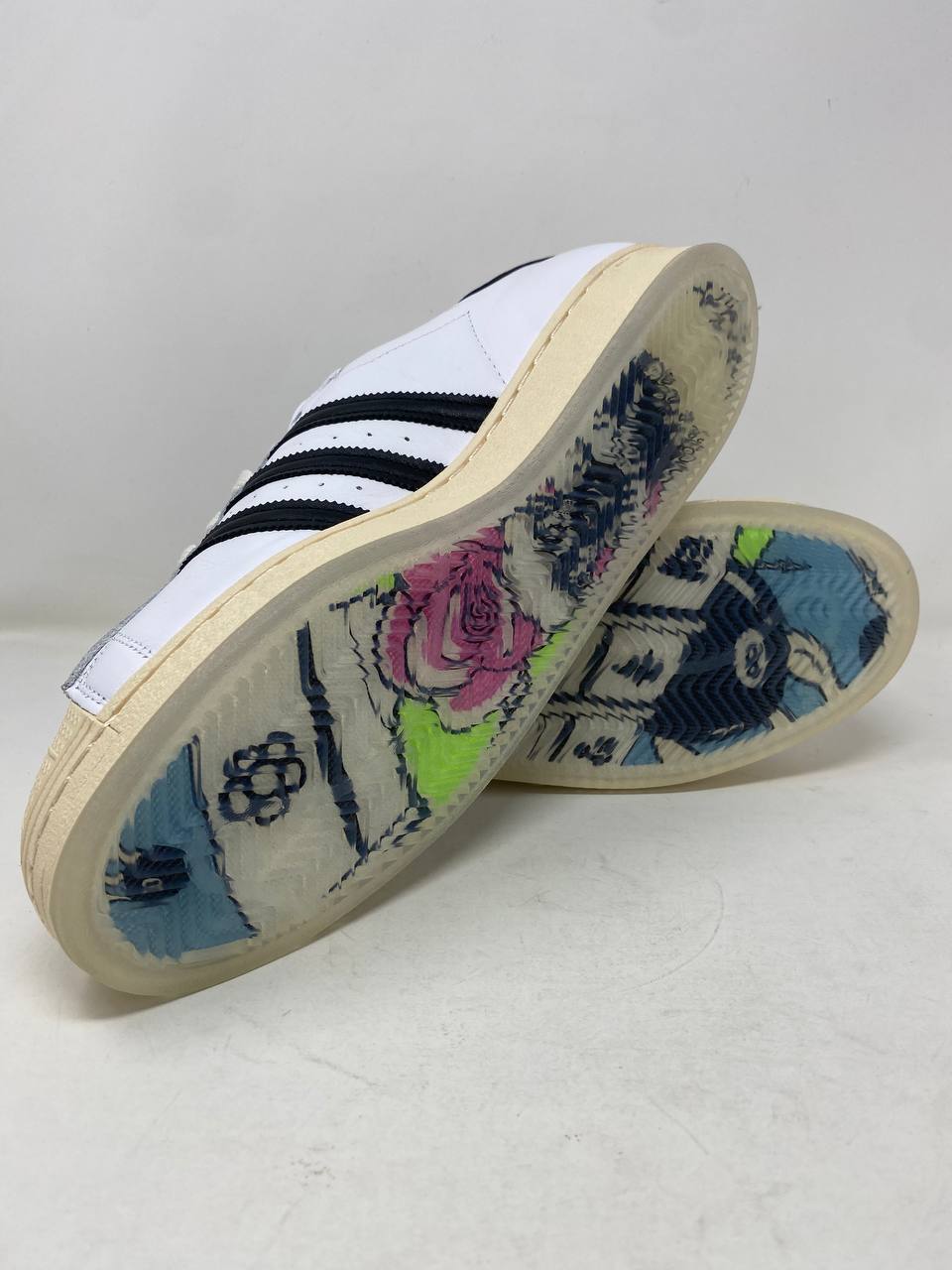 Adidas Superstar PÖLL Seoul Sneakers Mens US 9 White Like New