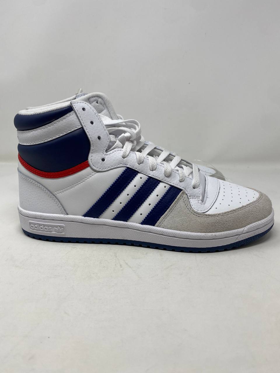 Adidas Top Ten RB High-Top Sneakers Mens White Navy Blue Gray Red New
