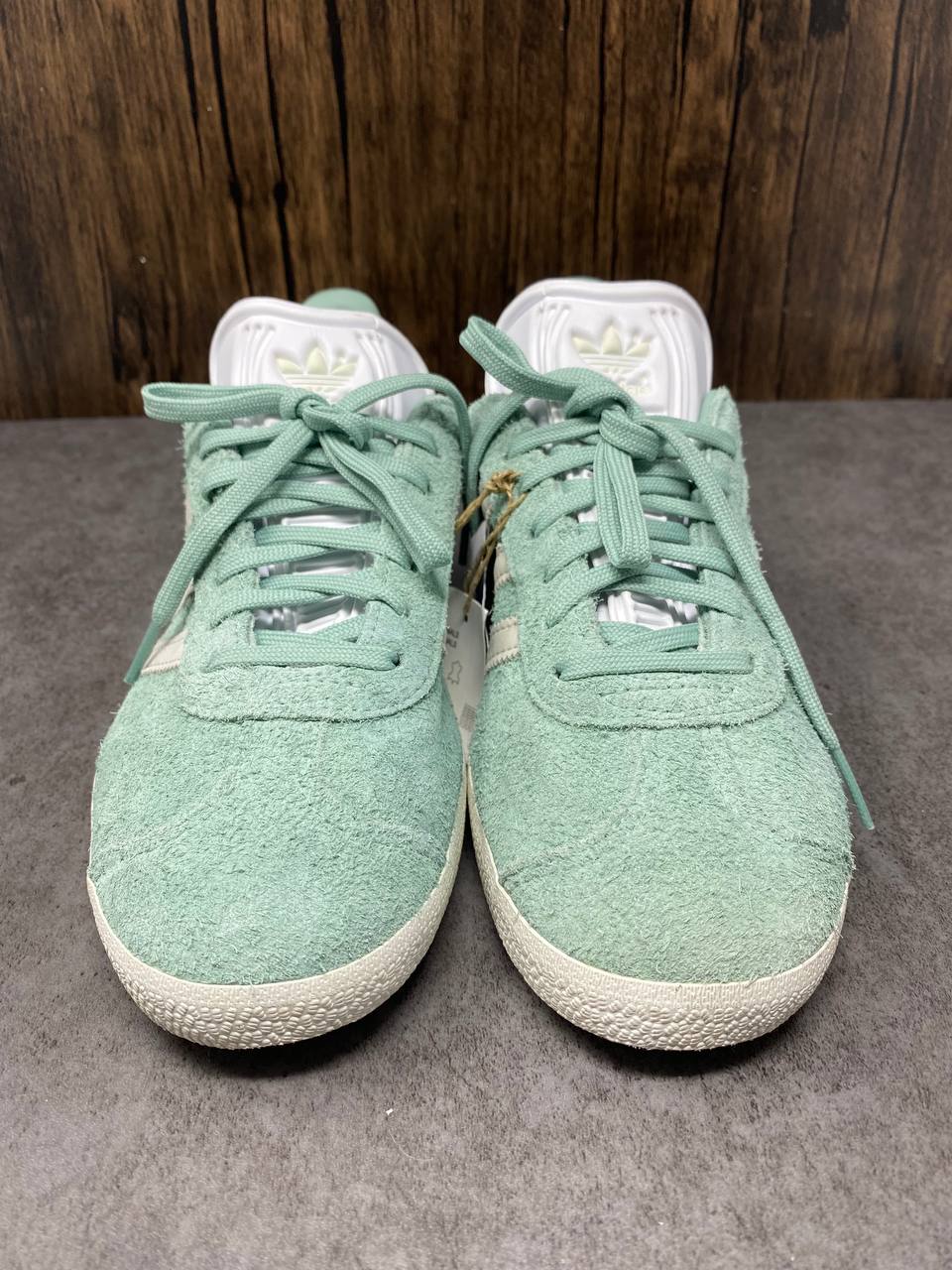 Adidas Gazelle Mint Green Suede Sneakers New Mens Various Sizes