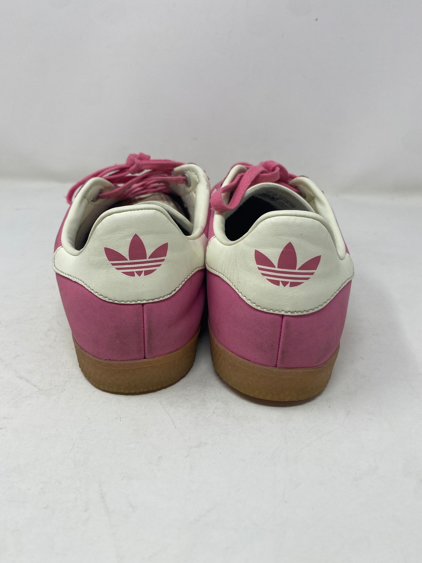 Adidas Gazelle Pink & White Sneakers US 7 Womens - Good Condition