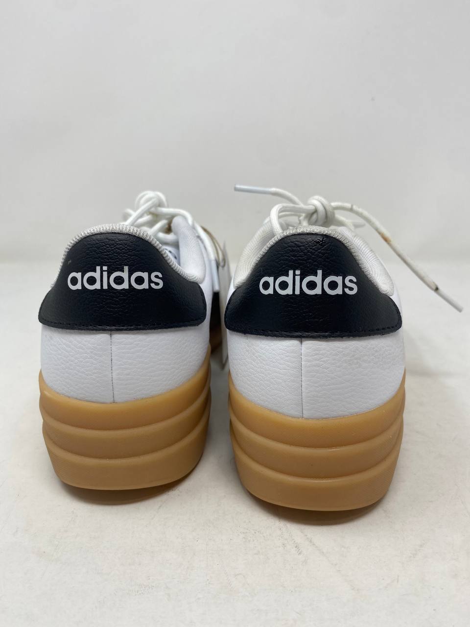Adidas VL Court Platform Womens Sneakers White/Black/Gum US 8 Like New
