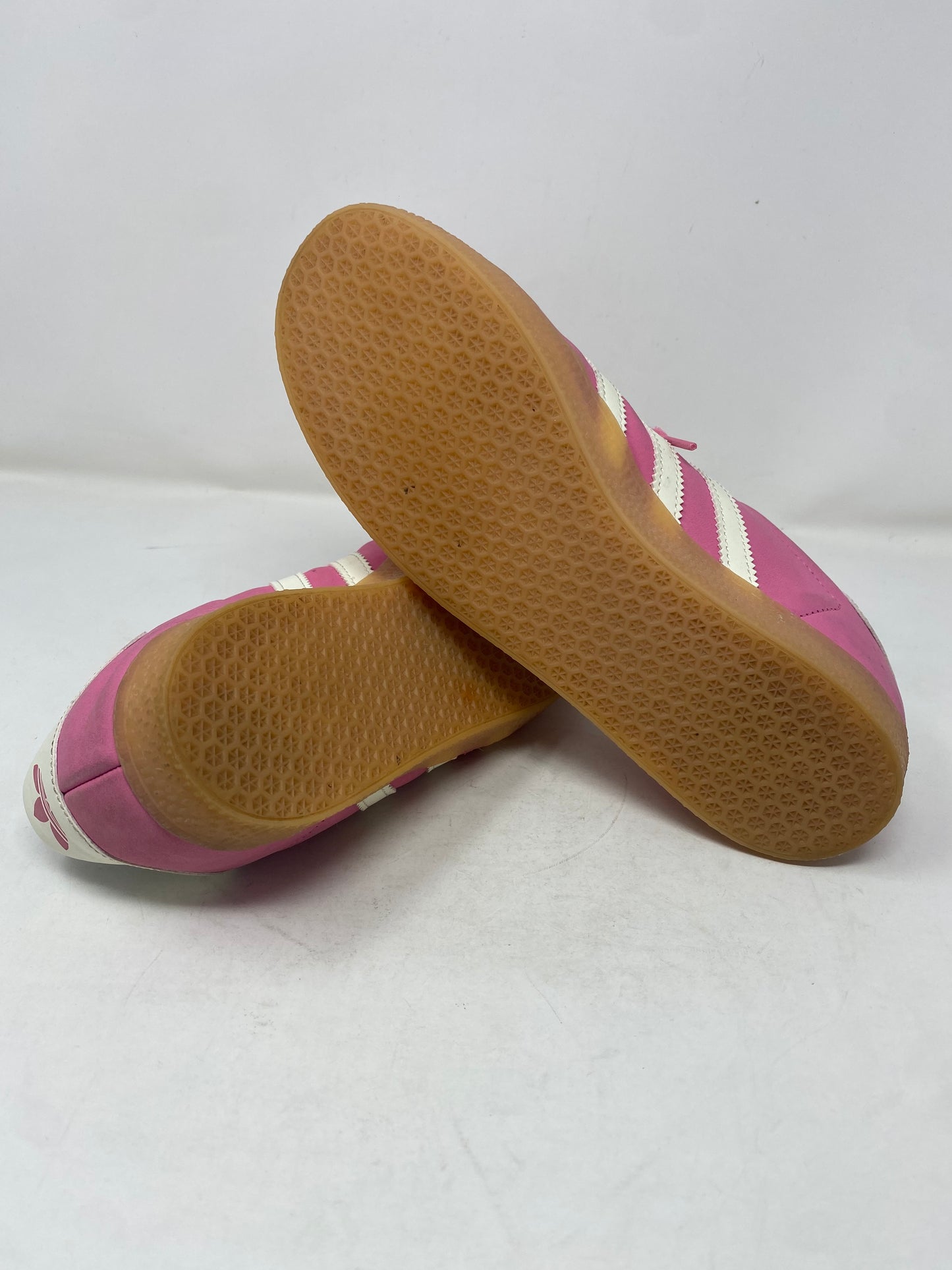 Adidas Gazelle Pink & White Sneakers US 7 Womens - Good Condition