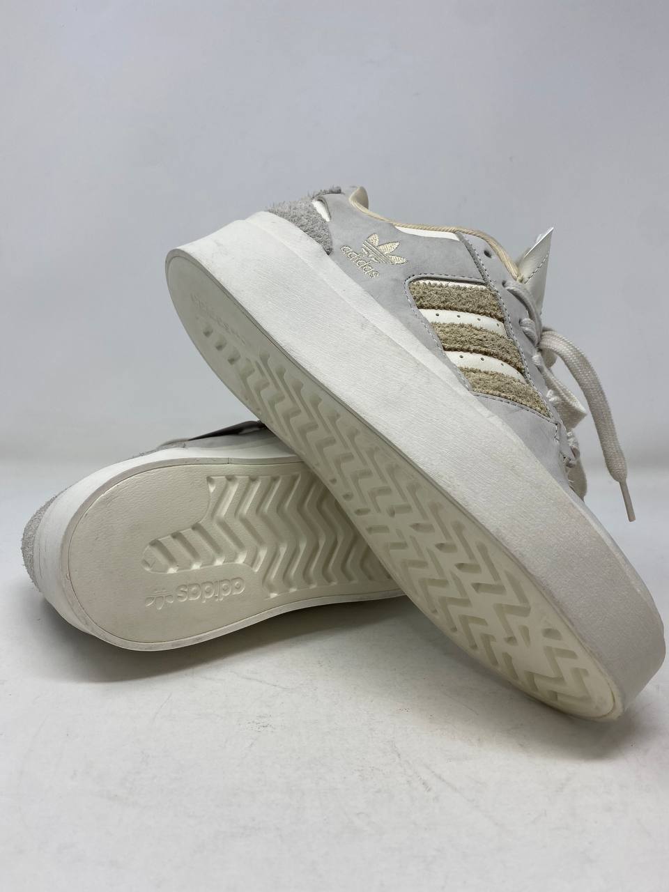 Adidas Forum Bold Platform Sneakers Womens US 7 Beige Like New