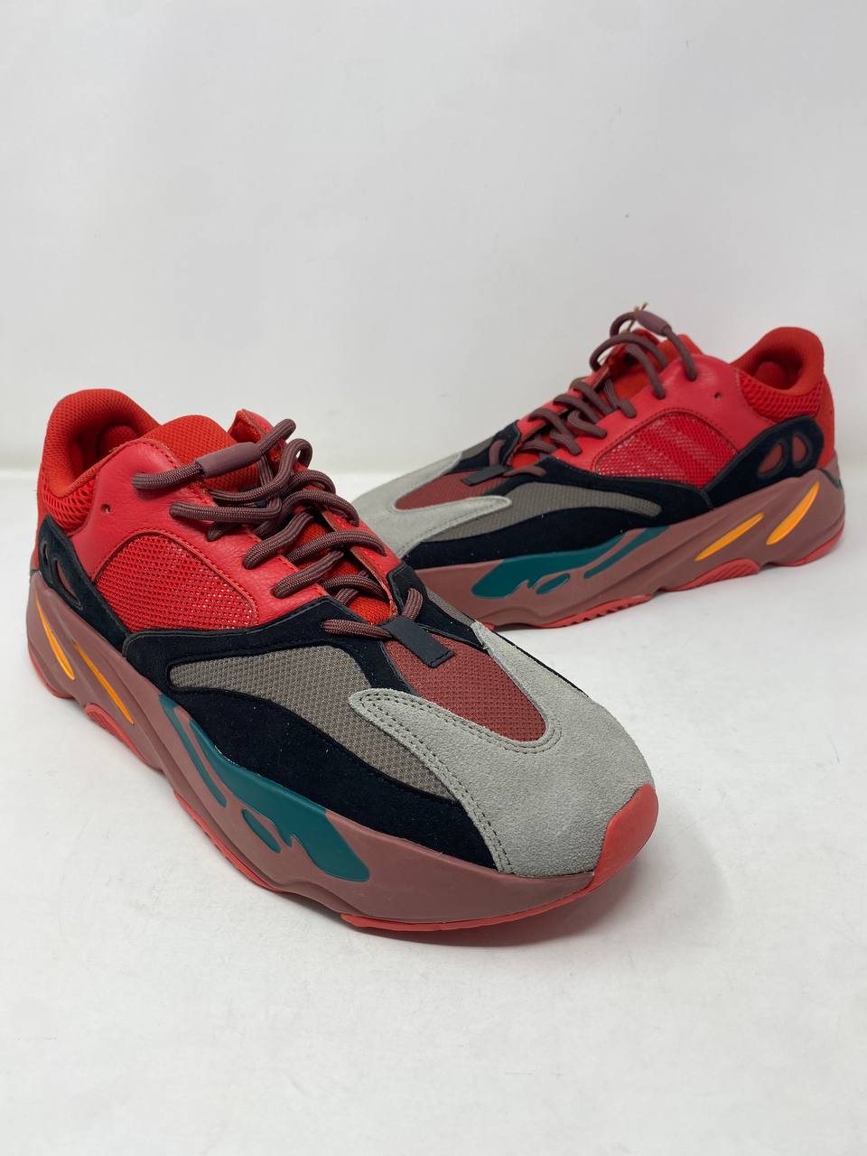 Adidas Yeezy Boost 700 Hi-Res Red Mens Sneakers New