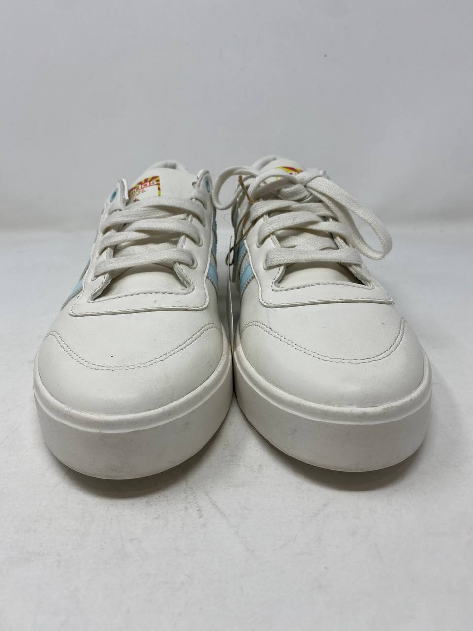 Adidas Court Silk Womens Sneakers Off White/Sky Blue US 8 Good