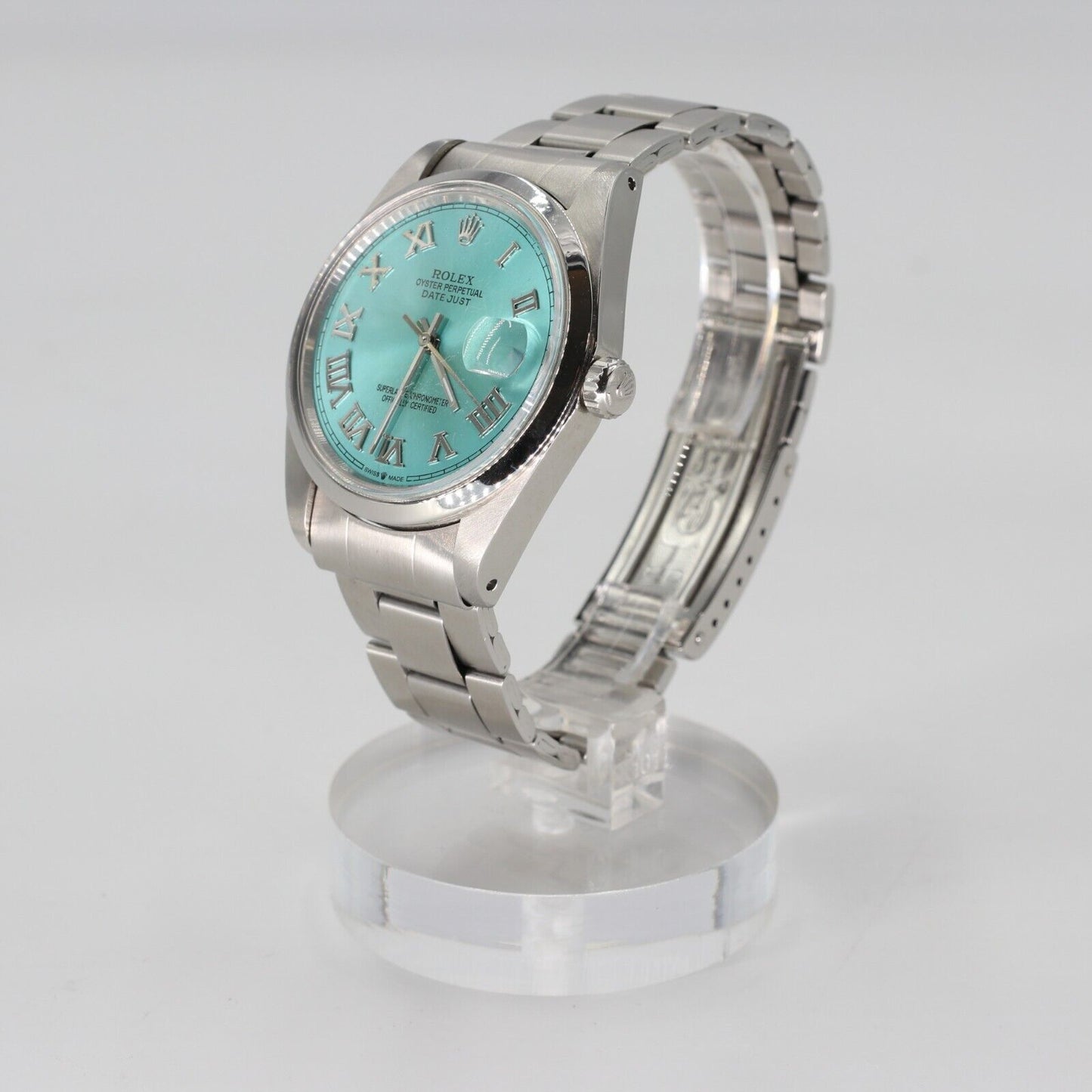 Rolex Tudor DateJust Beach Turquoise Oyster Perpetual Jumbo 38MM Swiss TD-A1211P-A006