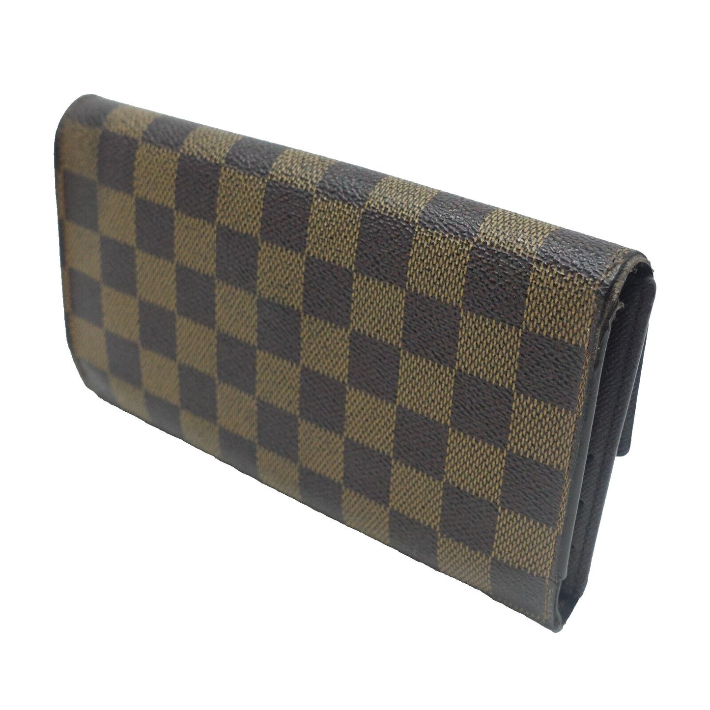 Louis Vuitton Monogram Damier GM Canvas Trifold Sarah Wallet LV-W0712P-C003