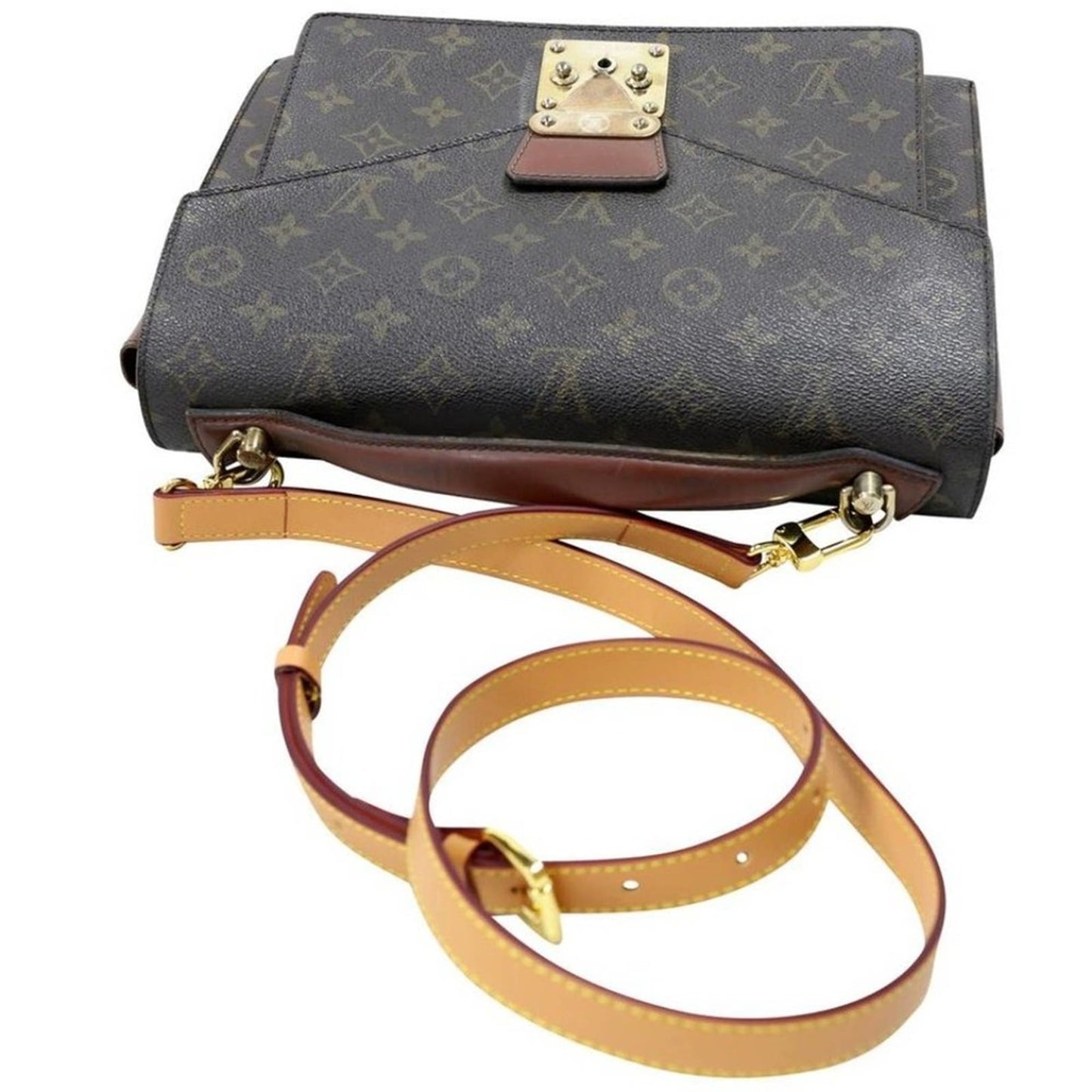 Louis Vuitton Monceau Travel Bag Monogram Canvas Cross Body Bag LV-B0625P-B006