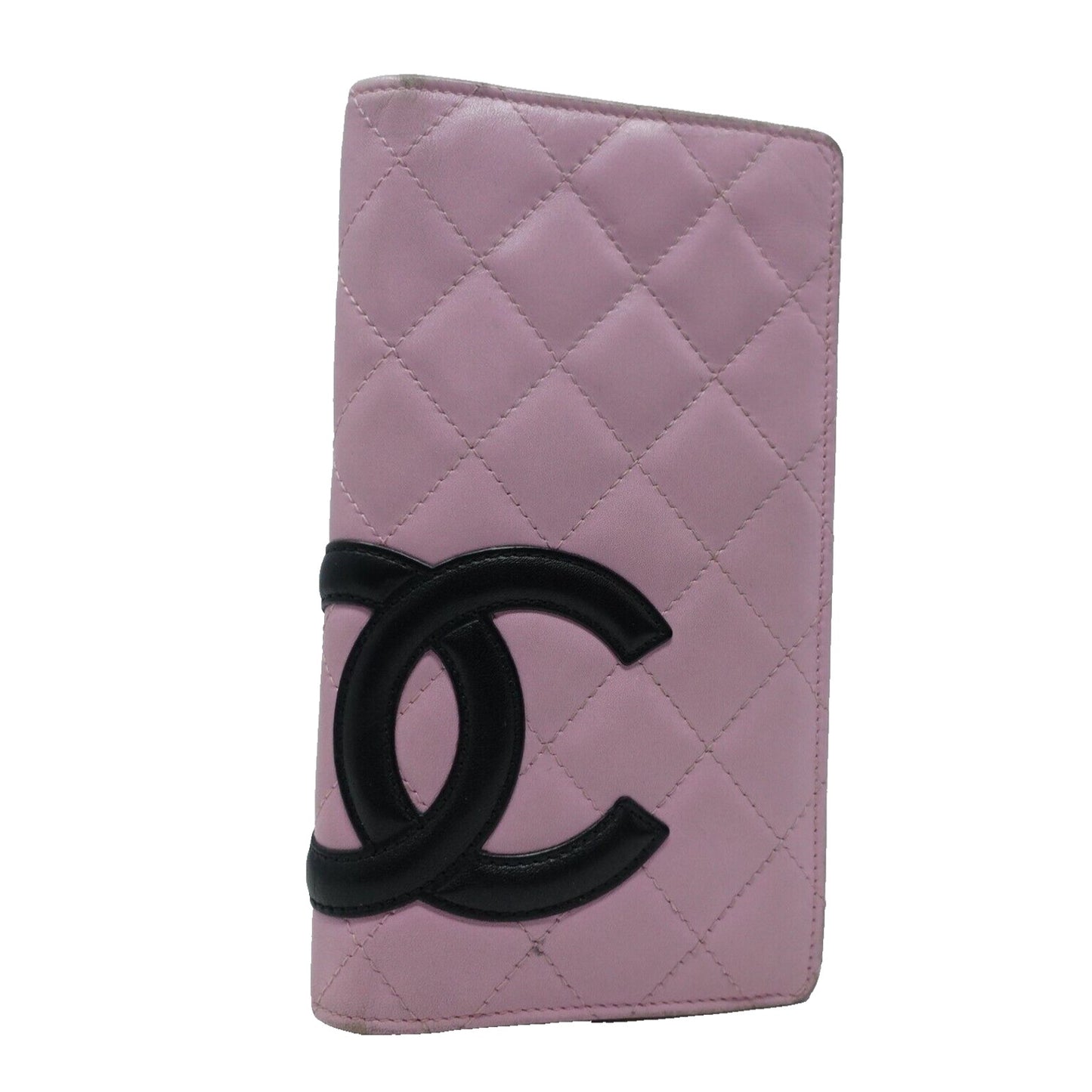 Chanel Big CC Hot Pink Monogram Quilted Lambskin Wallet CC-W0712P-C001