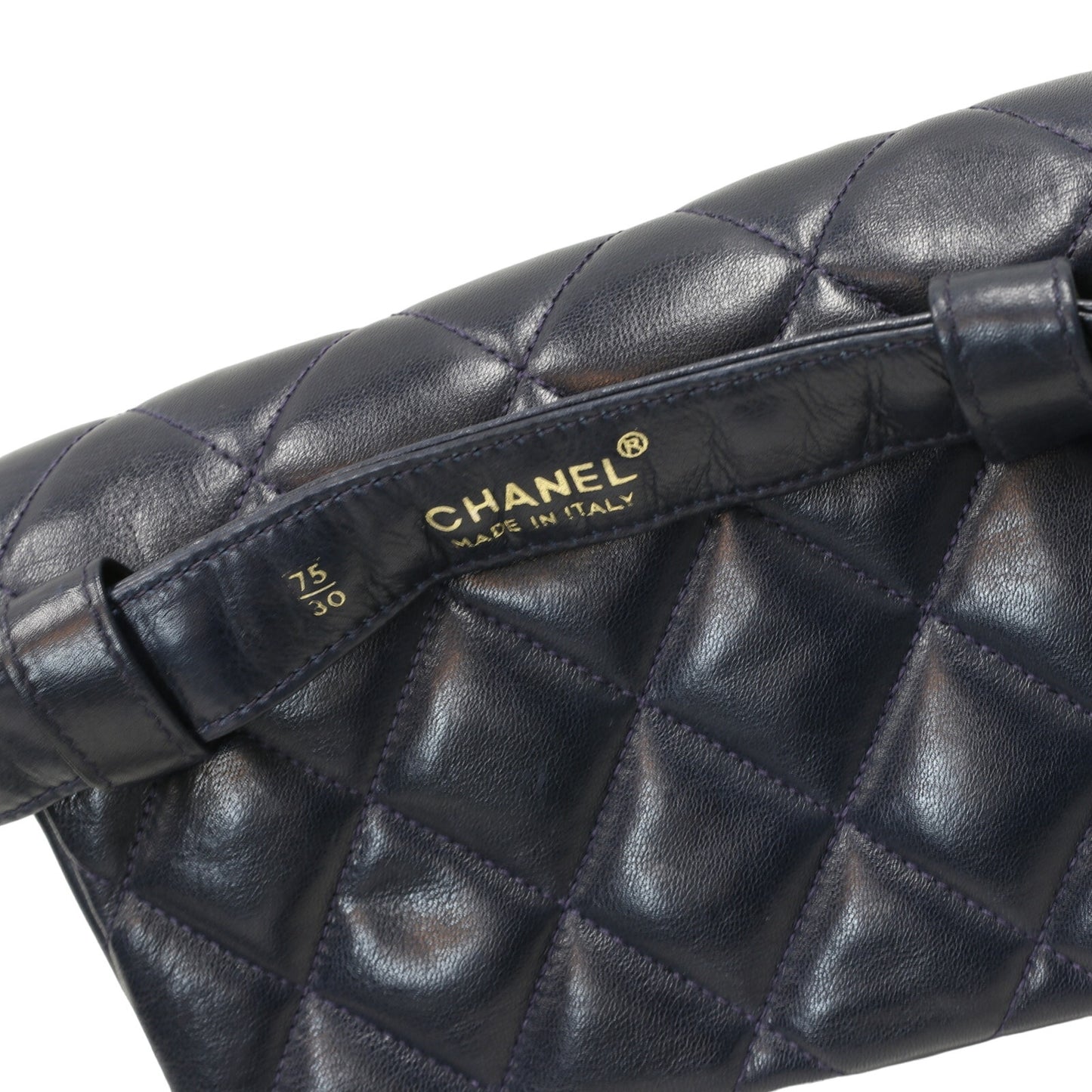 Chanel Quilted Waist Pouch Bum Mini Lambskin Sling Bag CC-B0721P-0001