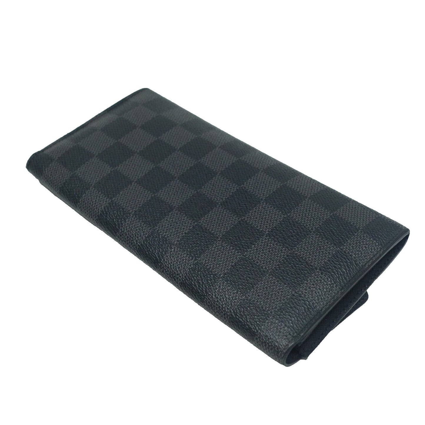 Louis Vuitton Men Damier Graphite Portefeuille Wallet Travel Long LV-W0712P-C002