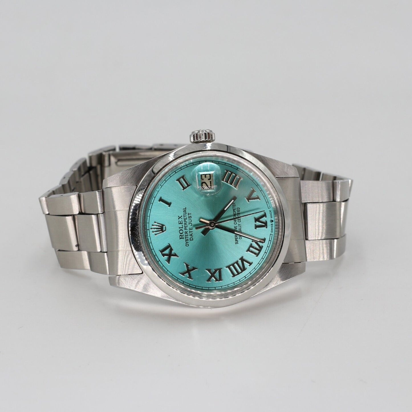 Rolex Tudor DateJust Beach Turquoise Oyster Perpetual Jumbo 38MM Swiss TD-A1211P-A006