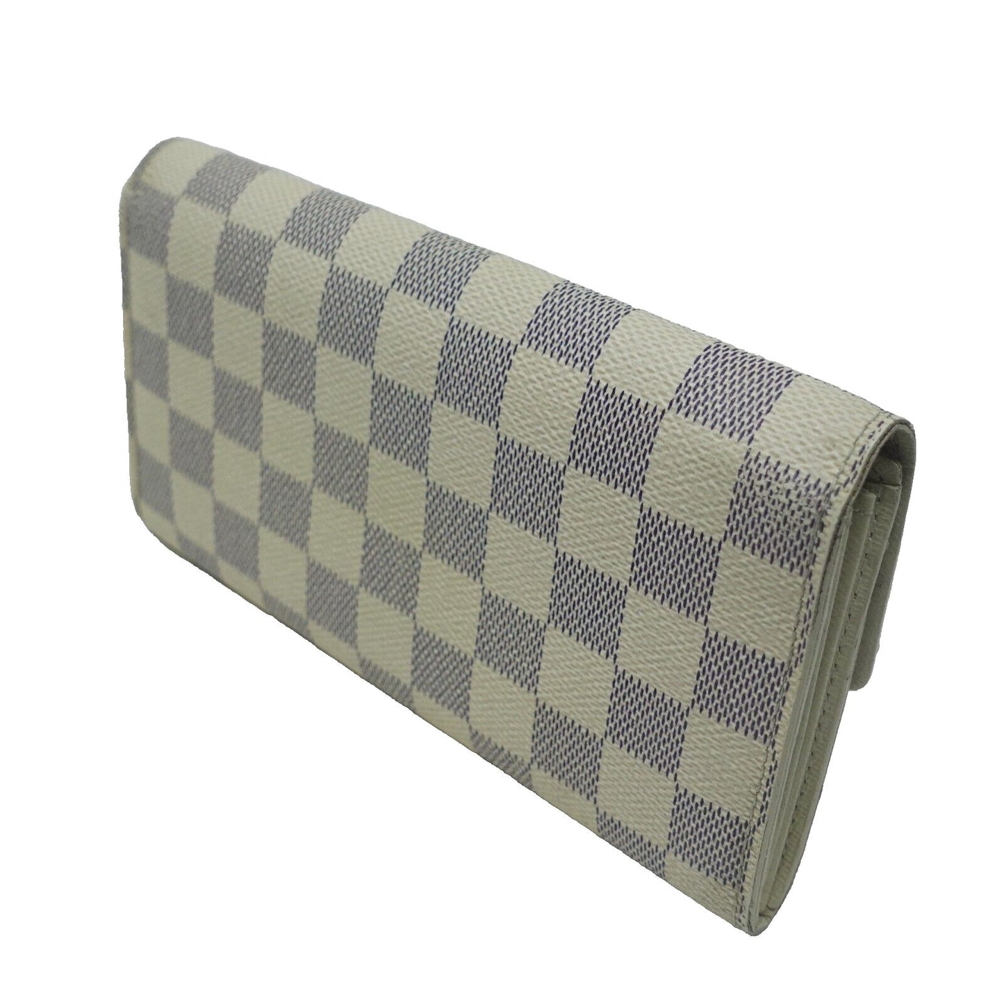 Louis Vuitton Azur Canvas Sarah GM Long Wallet Travel LV-W0712P-C005