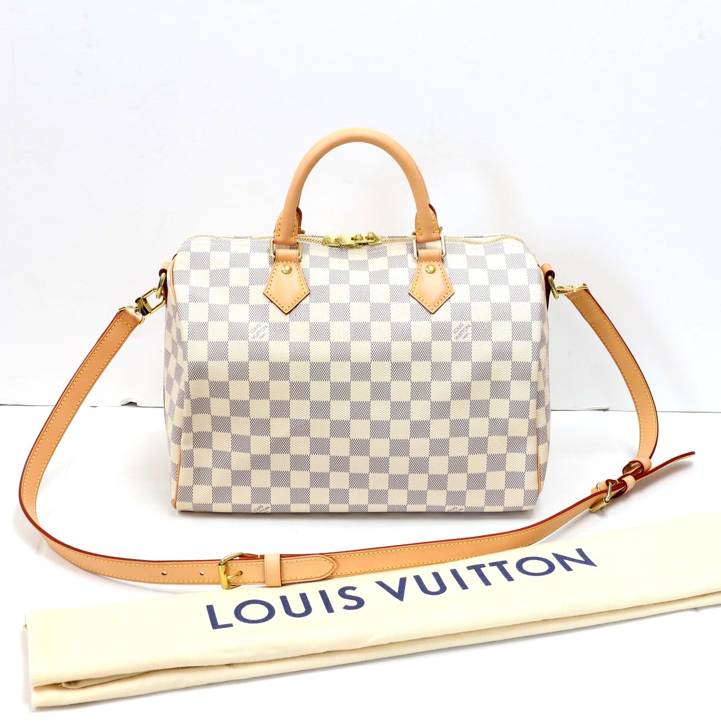 Louis Vuitton NEW AZUR Damier Summer 2020 Speedy 30 Bandouliere LV-B0619P-B006