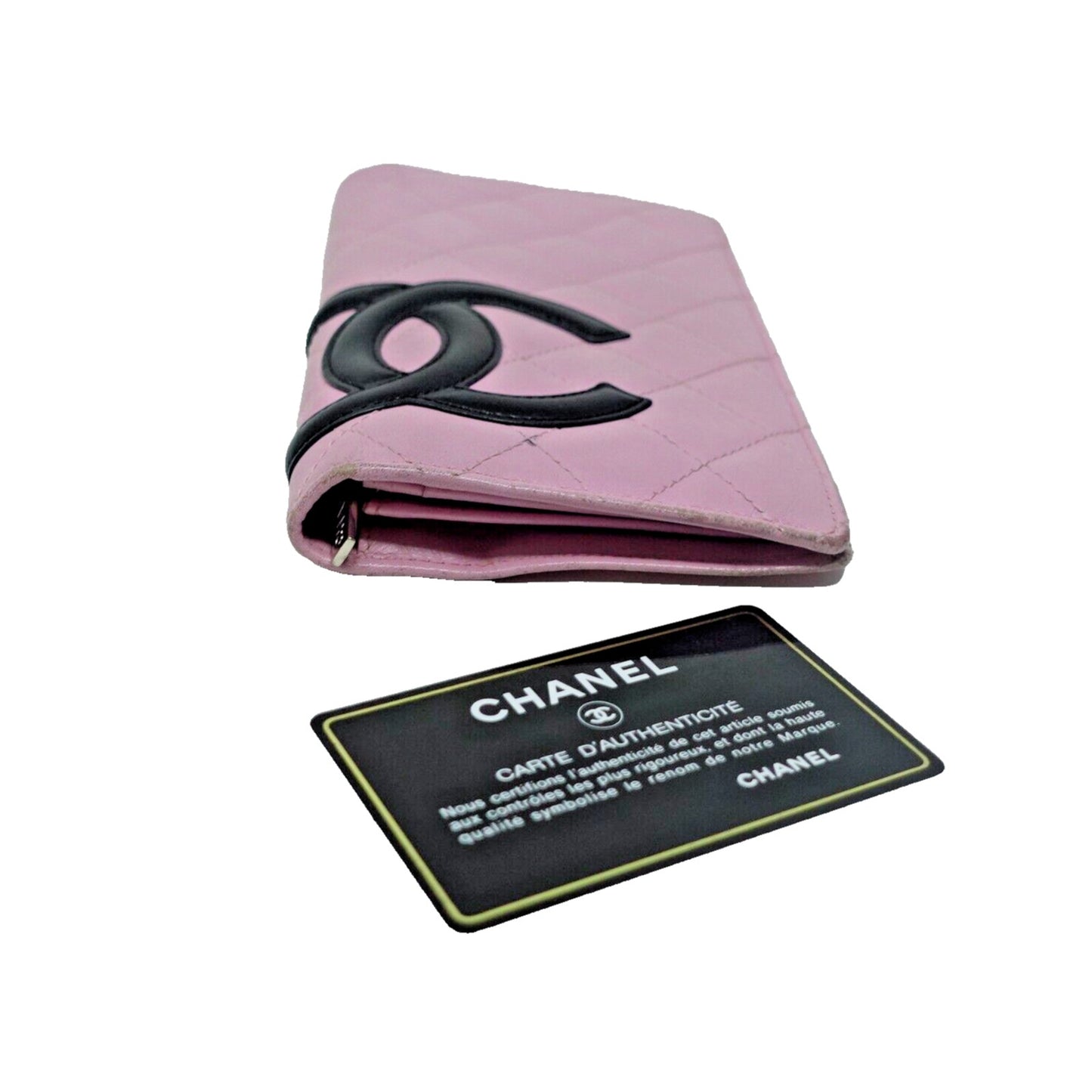 Chanel Big CC Hot Pink Monogram Quilted Lambskin Wallet CC-W0712P-C001