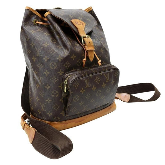 Louis Vuitton Drawstring Montsouris Monogram Canvas Backpack LV-B0625P-B002