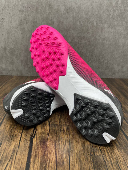 Adidas X Ghosted.3 Turf Soccer Shoes - Pink/Black/White - New