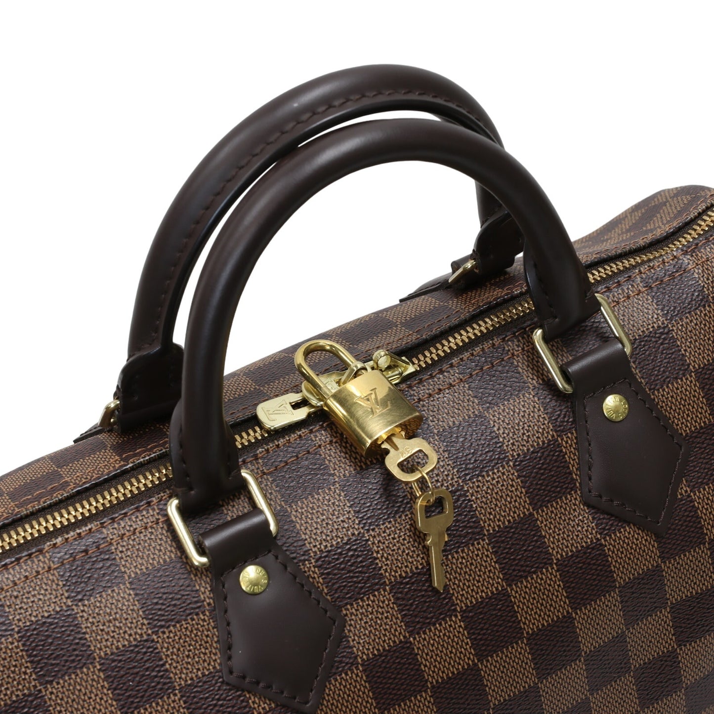 Louis Vuitton NEW Damier Ebene 2020 Speedy 30 Bandouliere LV-B0619P-B005