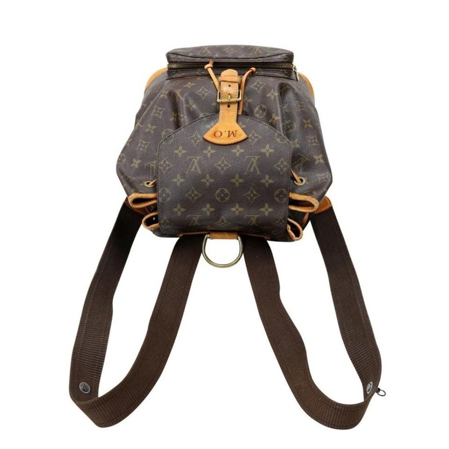 Louis Vuitton Drawstring Montsouris Monogram Canvas Backpack LV-B0625P-B002