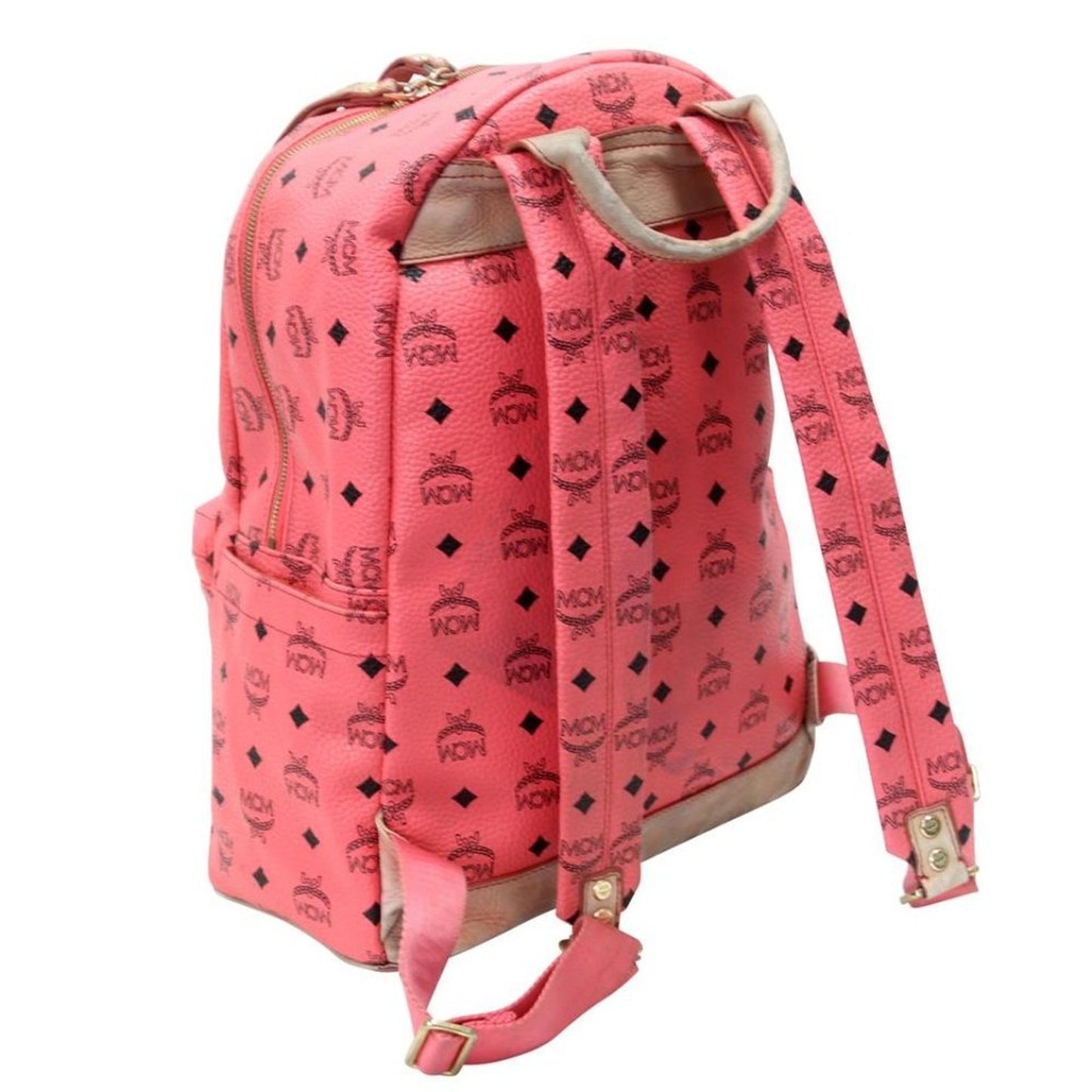 MCM Visetos Large Leather Sprinkle Stud Stark Backpack MM-B0916P-0062