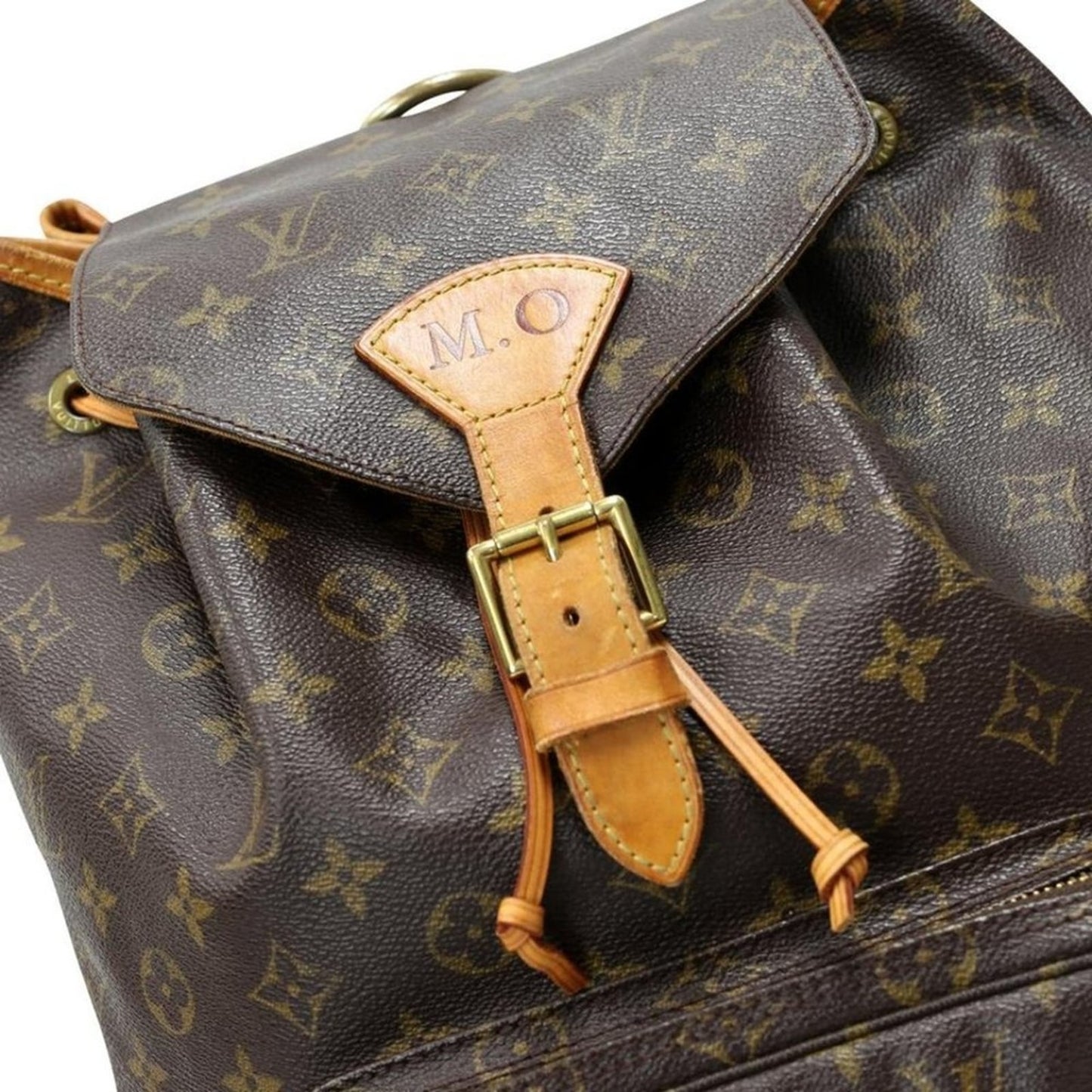 Louis Vuitton Drawstring Montsouris Monogram Canvas Backpack LV-B0625P-B002