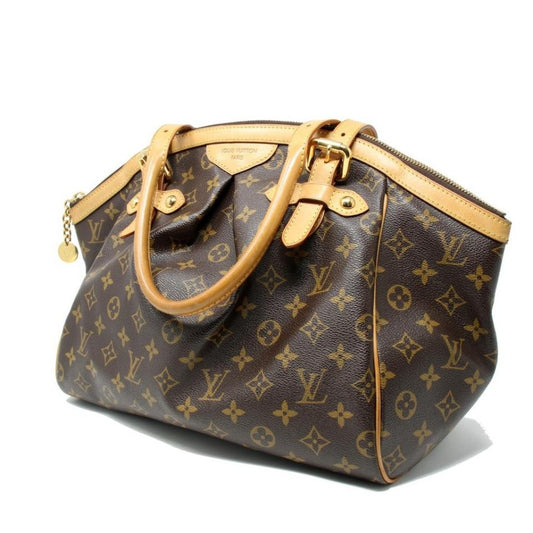 Louis Vuitton Monogram Canvas Gm Leather Tote Tivoli Shoulder Bag LV-B0625B-B004