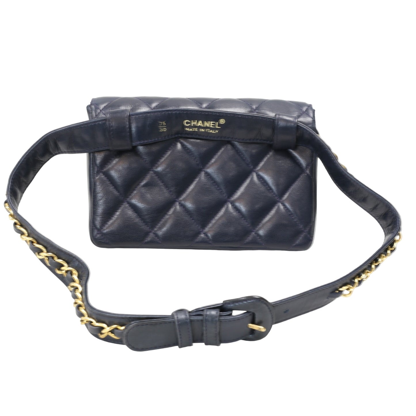 Chanel Quilted Waist Pouch Bum Mini Lambskin Sling Bag CC-B0721P-0001