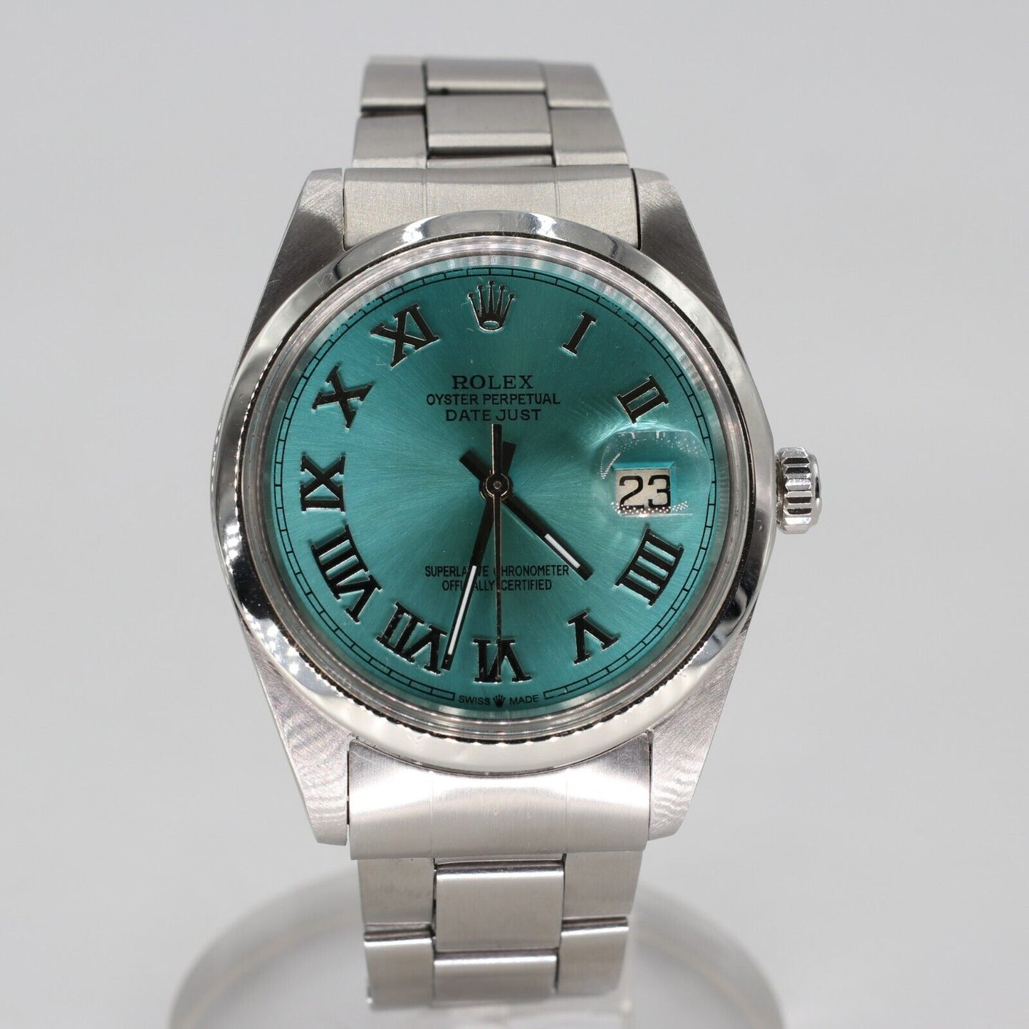 Rolex Tudor DateJust Beach Turquoise Oyster Perpetual Jumbo 38MM Swiss TD-A1211P-A006