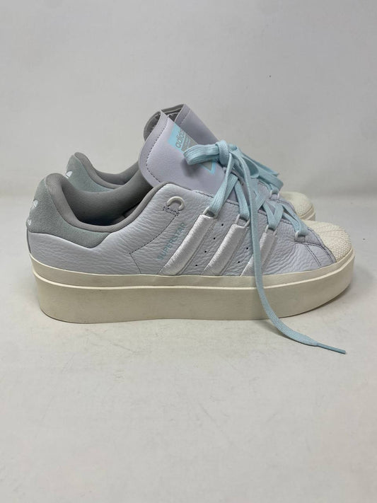 Adidas Superstar Bonega Womens Platform Sneakers Light Blue US 8 Like New