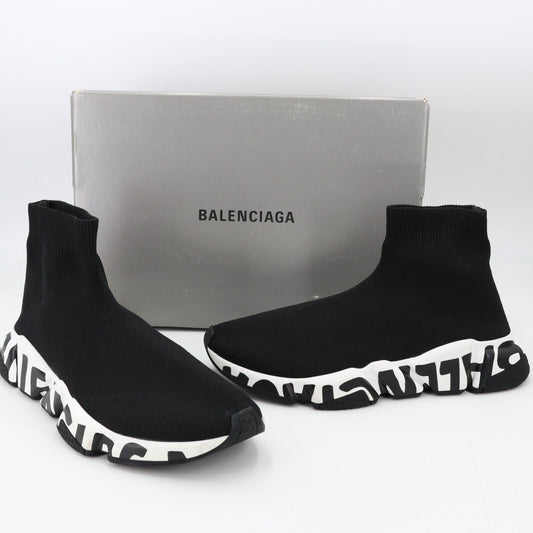 BALENCIAGA Women Speed Trainer LT Graffiti Flat Sneaker BL-S1206P-A002