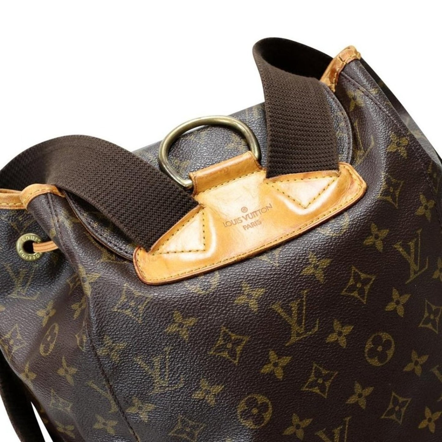 Louis Vuitton Drawstring Montsouris Monogram Canvas Backpack LV-B0625P-B002