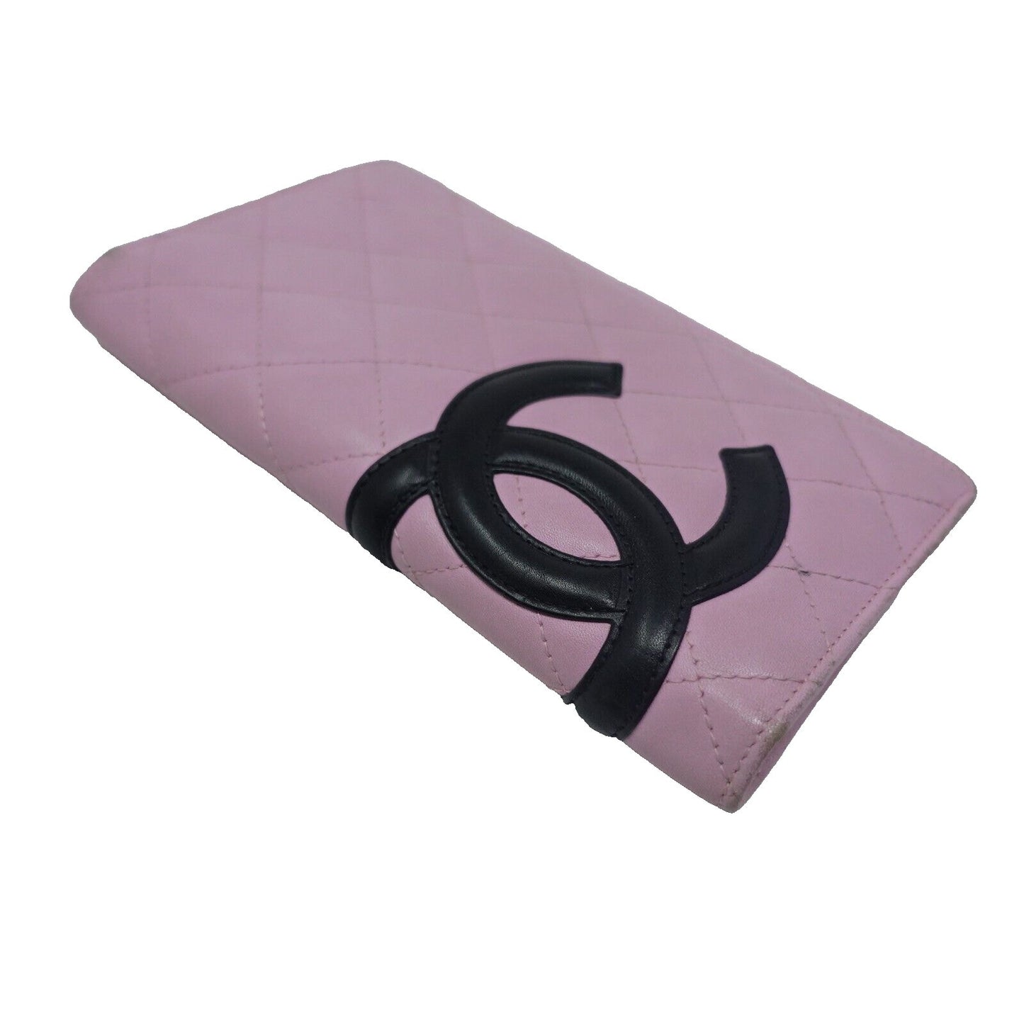 Chanel Big CC Hot Pink Monogram Quilted Lambskin Wallet CC-W0712P-C001