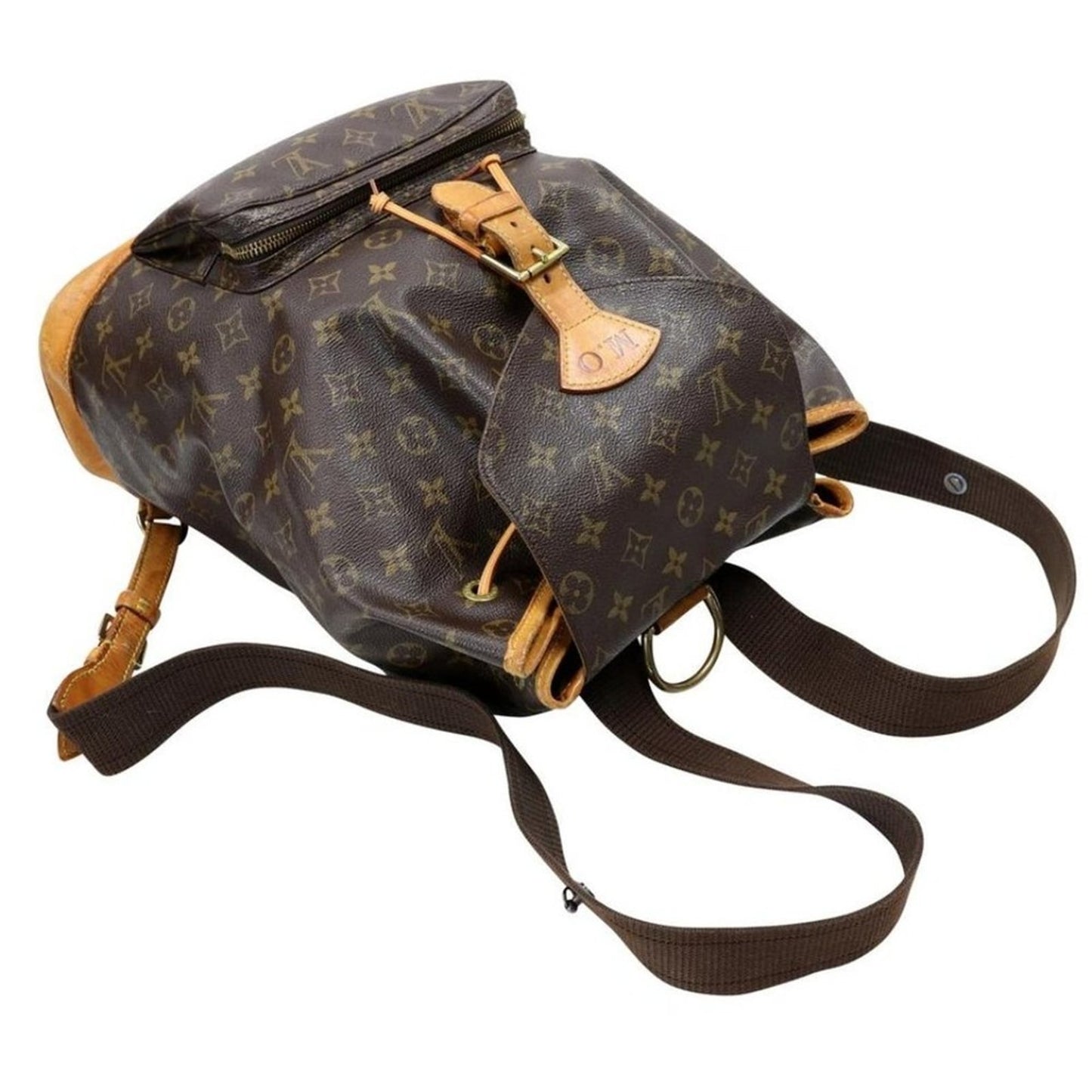 Louis Vuitton Drawstring Montsouris Monogram Canvas Backpack LV-B0625P-B002