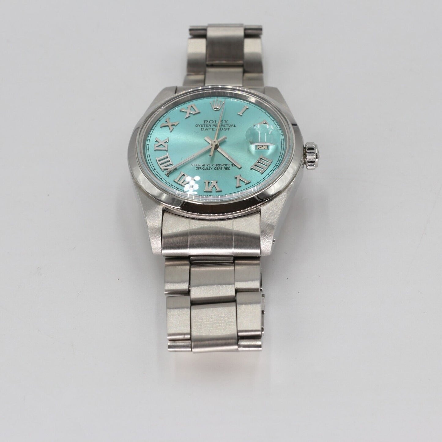 Rolex Tudor DateJust Beach Turquoise Oyster Perpetual Jumbo 38MM Swiss TD-A1211P-A006