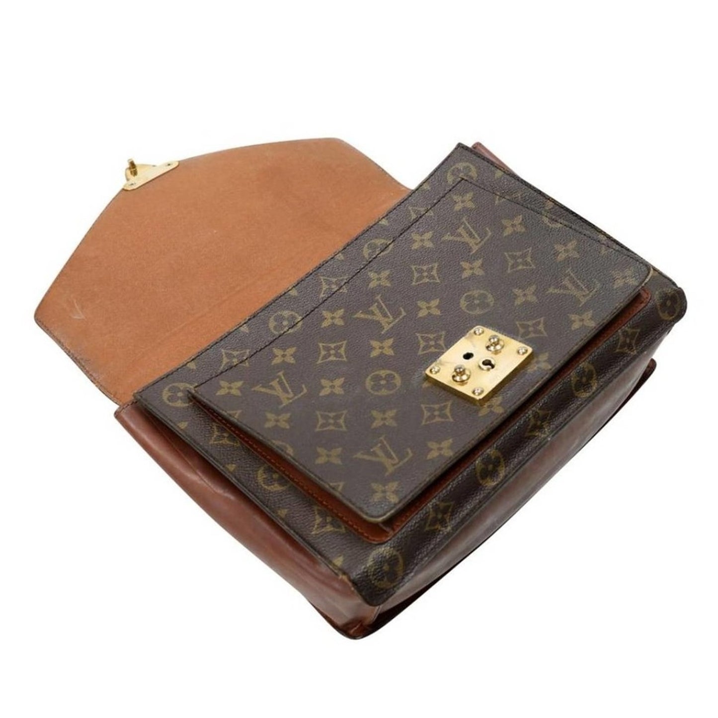 Louis Vuitton Monceau Travel Bag Monogram Canvas Cross Body Bag LV-B0625P-B006