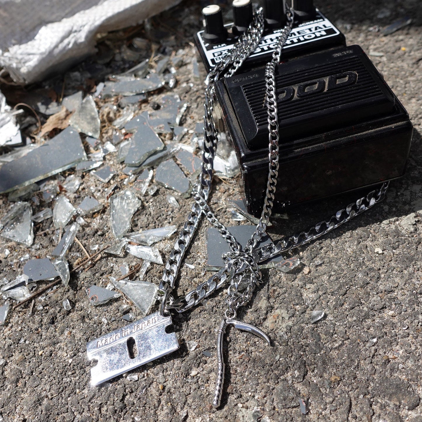 Luxury Razor Blade - Jewelry .925 Silver Punk, Gothic, Grunge Chain Necklace