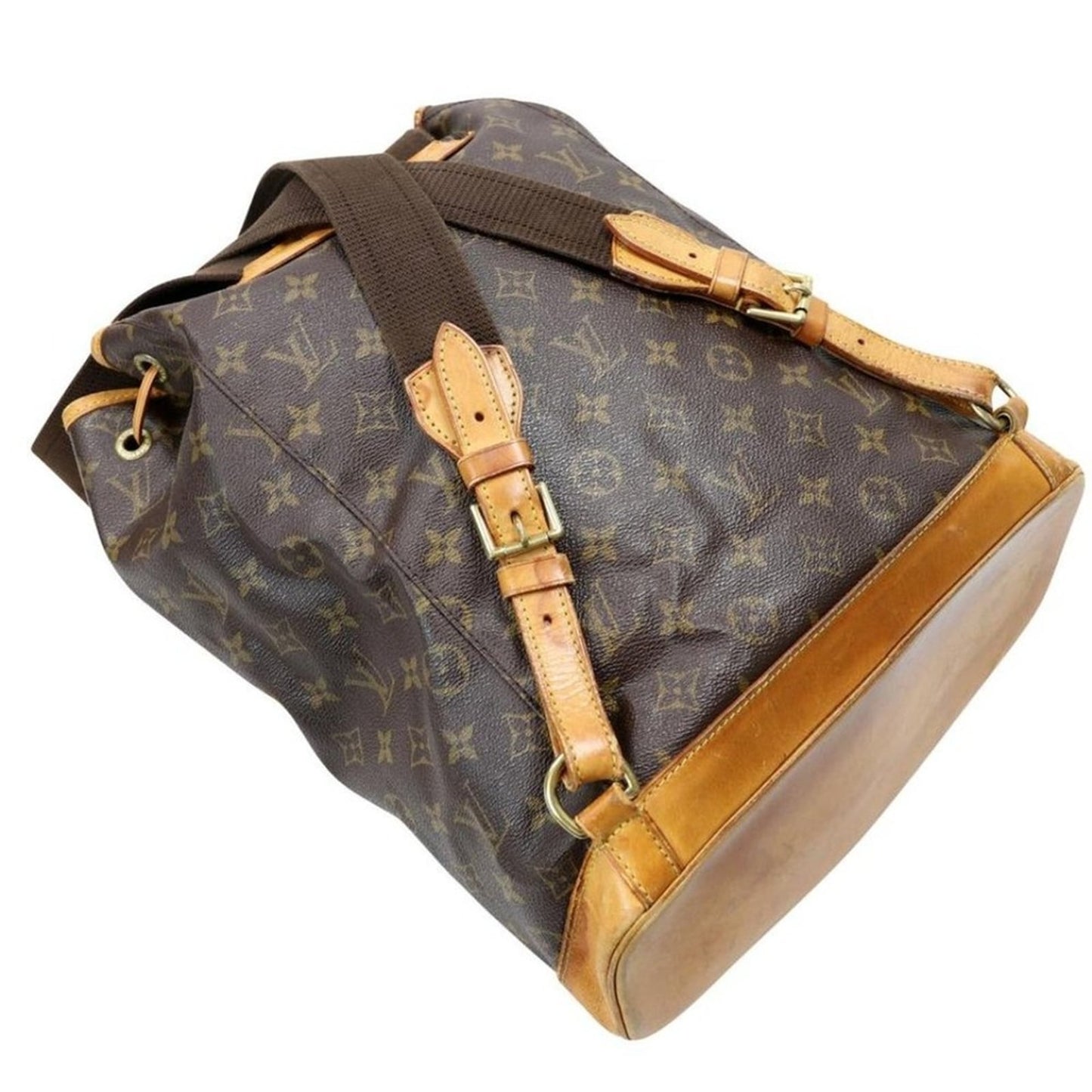 Louis Vuitton Drawstring Montsouris Monogram Canvas Backpack LV-B0625P-B002