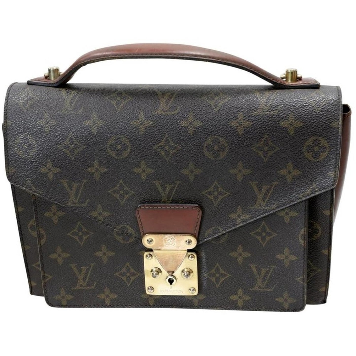 Louis Vuitton Monceau Travel Bag Monogram Canvas Cross Body Bag LV-B0625P-B006