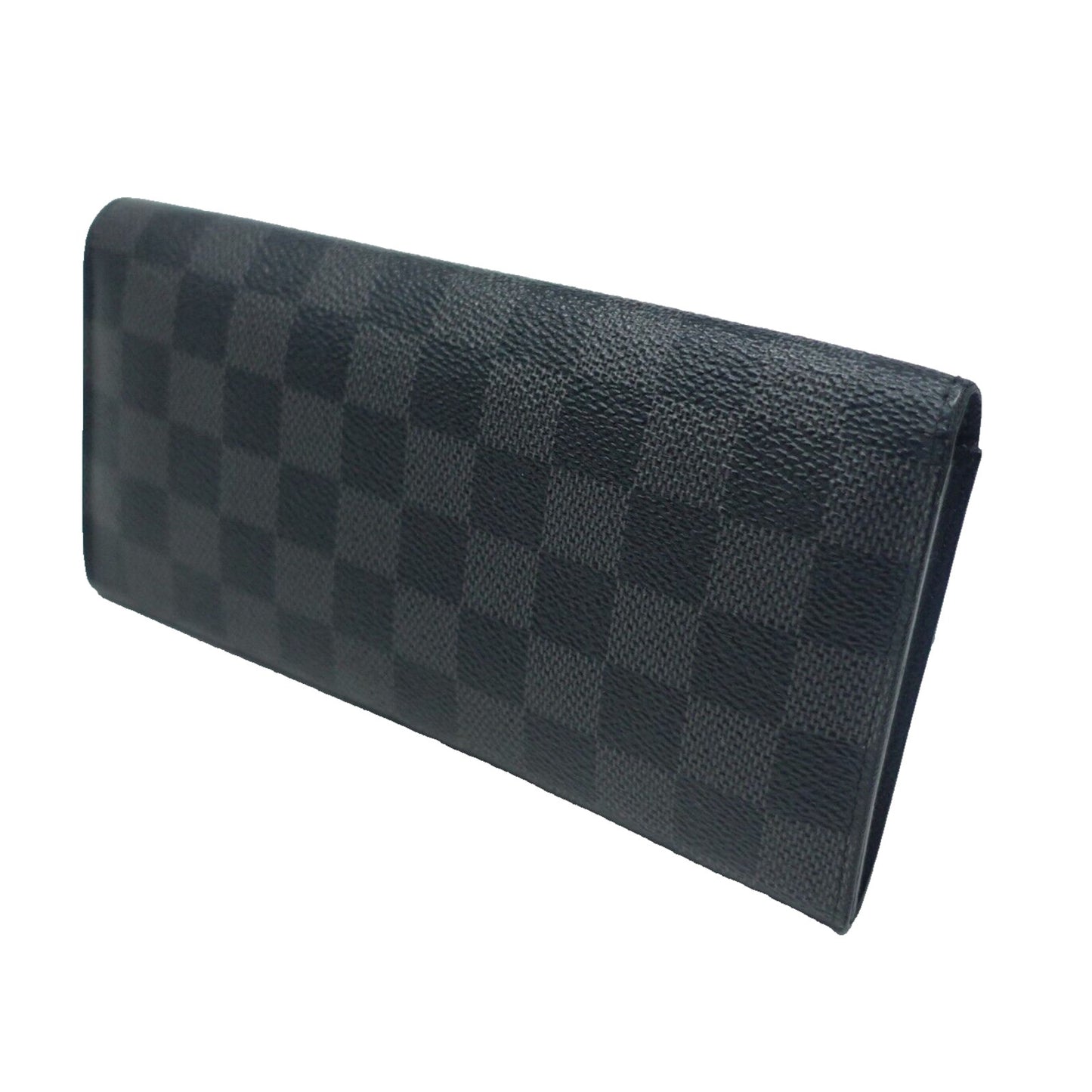 Louis Vuitton Men Damier Graphite Portefeuille Wallet Travel Long LV-W0712P-C002