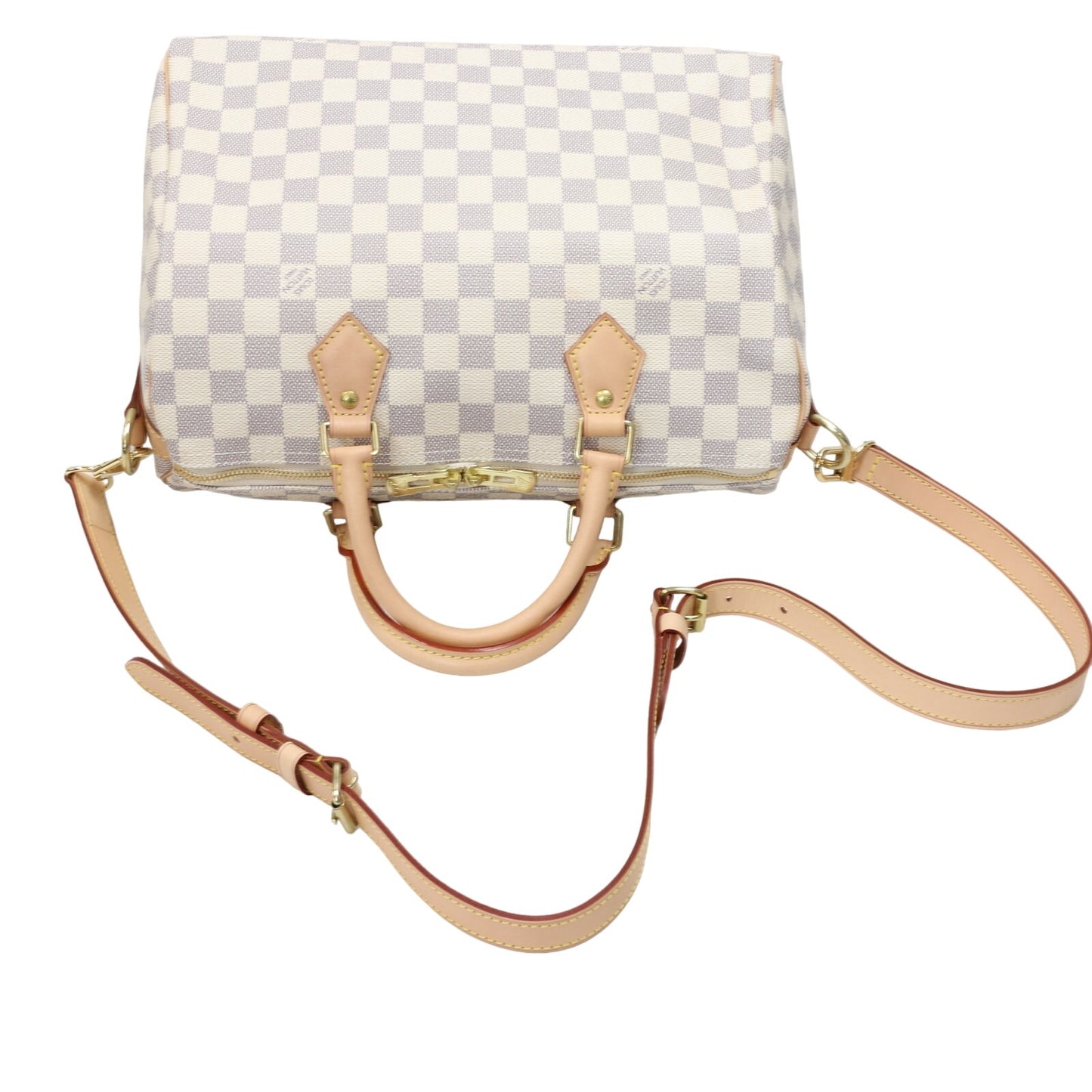 Louis Vuitton NEW AZUR Damier Summer 2020 Speedy 30 Bandouliere LV-B0619P-B006