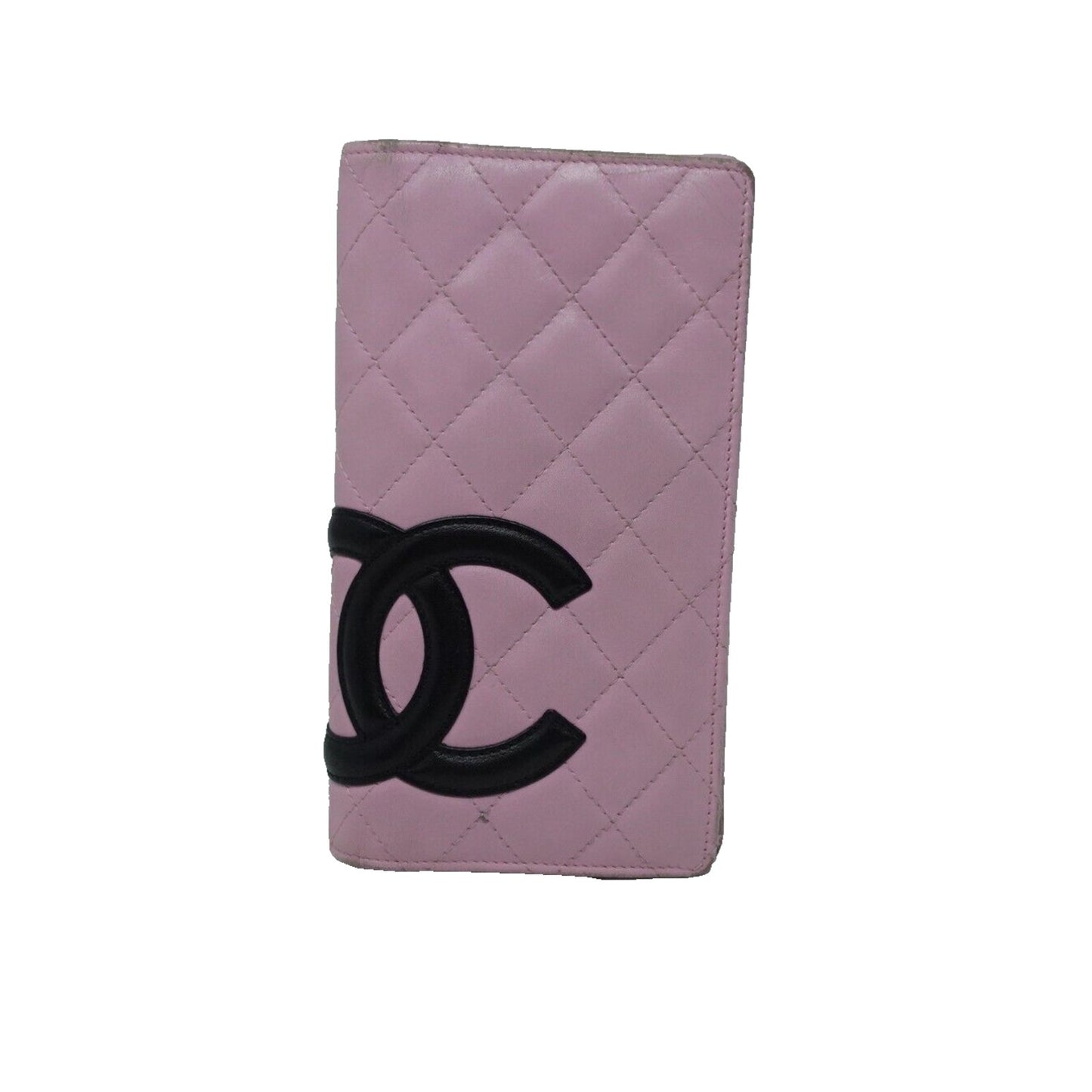 Chanel Big CC Hot Pink Monogram Quilted Lambskin Wallet CC-W0712P-C001