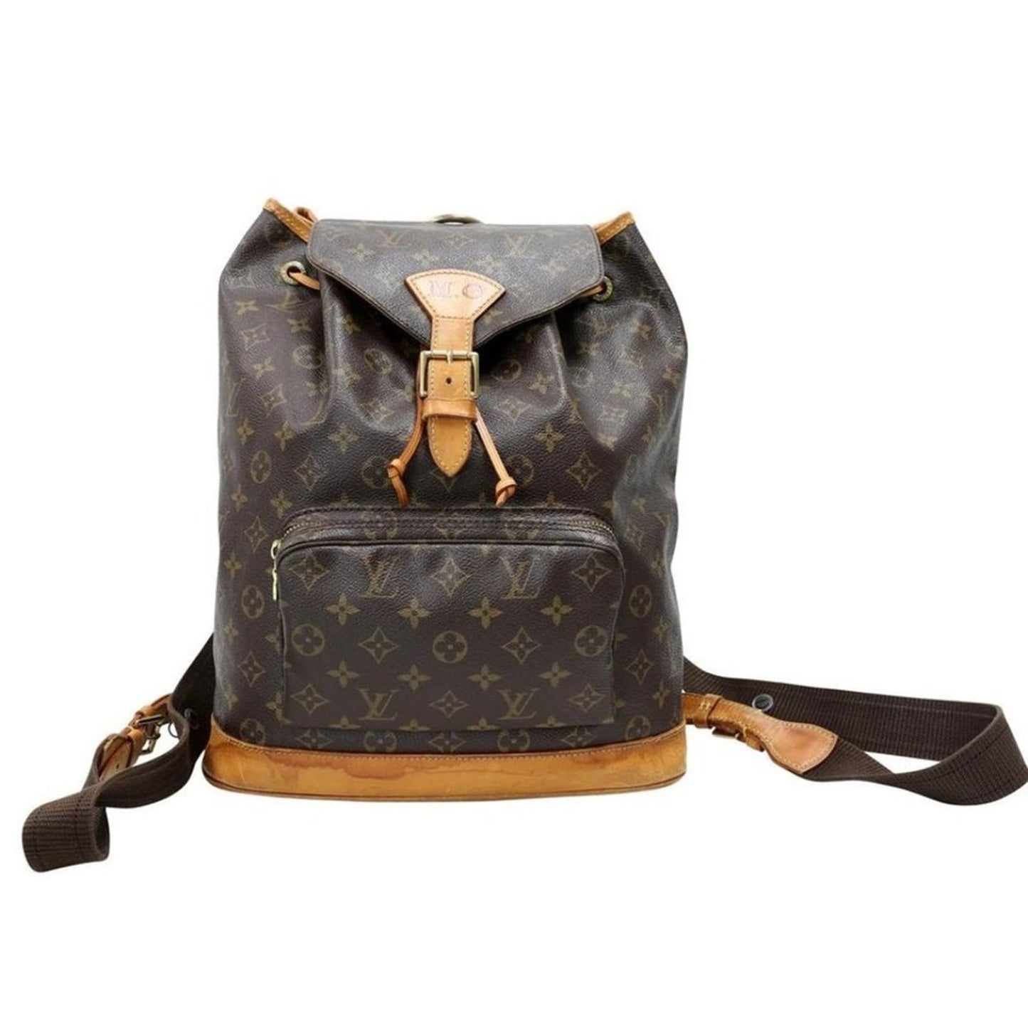 Louis Vuitton Drawstring Montsouris Monogram Canvas Backpack LV-B0625P-B002