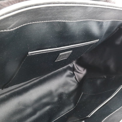 Versace Medusa Black Maison Leather Mink Fur Handbag VR-B0409P-C001