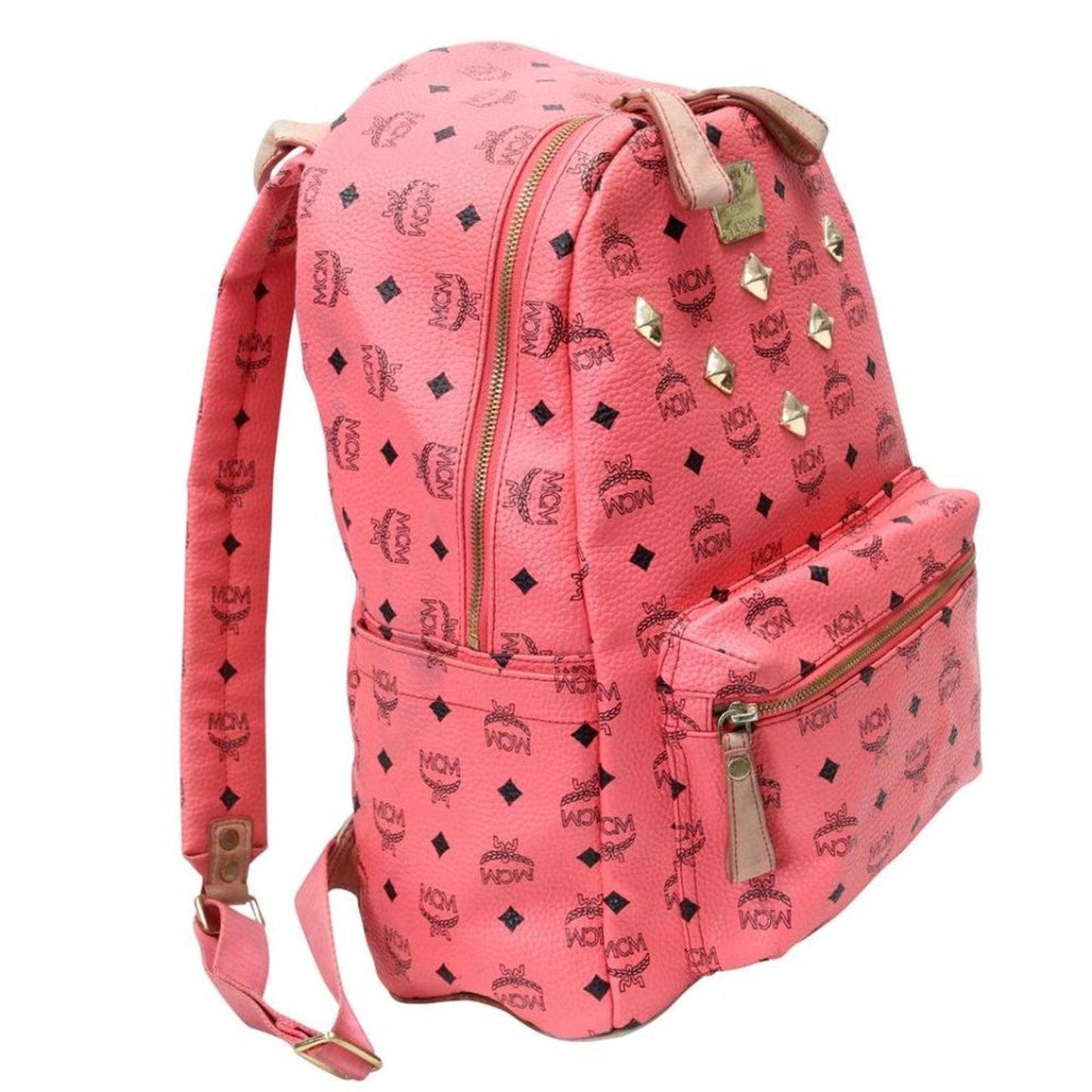 MCM Visetos Large Leather Sprinkle Stud Stark Backpack MM-B0916P-0062