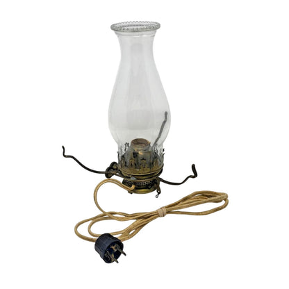 Fenton Glass Lamp Pink Hobnail Iridescent Vintage Lamp Duplex Victorian Luxury